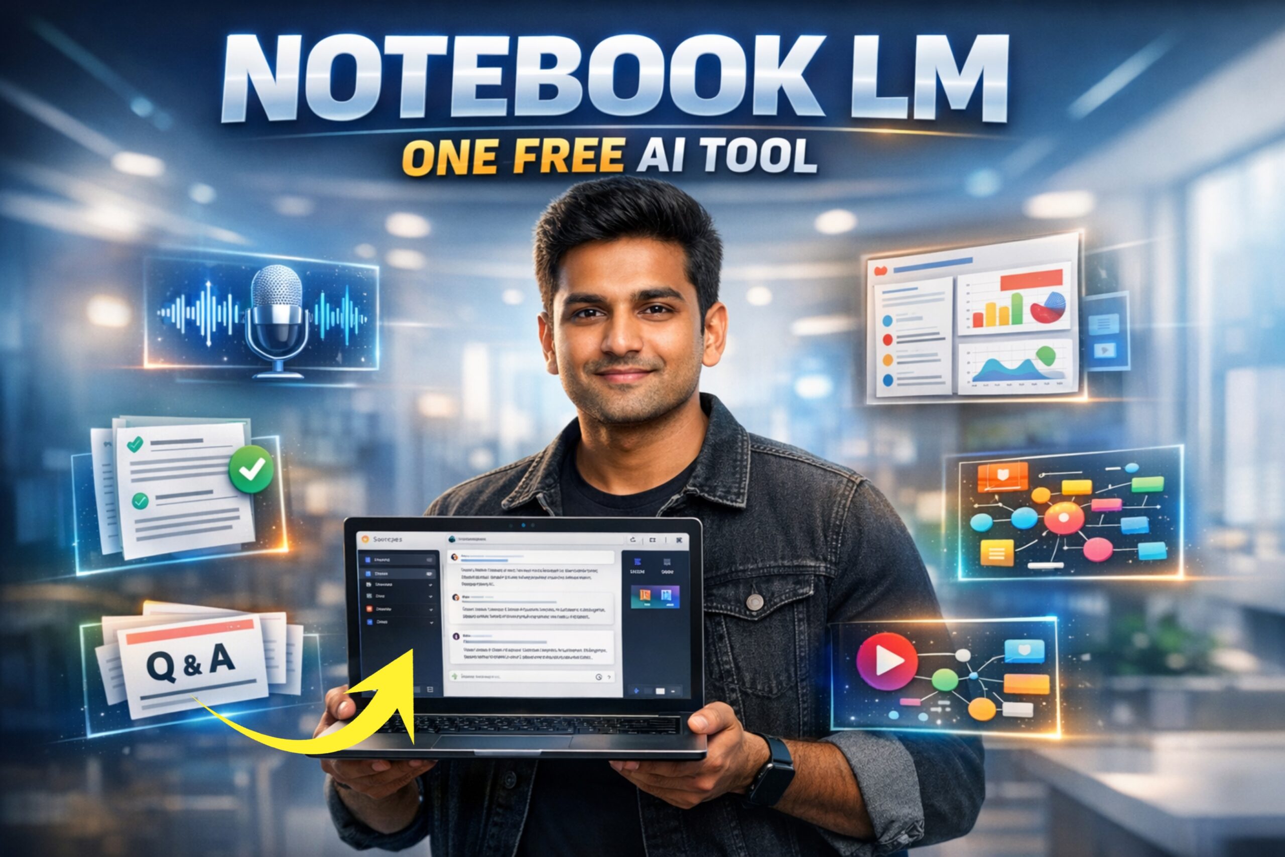 google notebook lm ai tool thumbnail